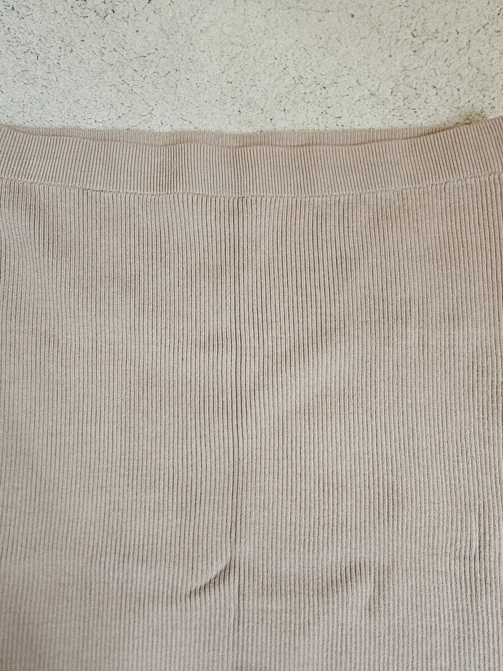 Ava & Viv Ribbed Knit Pencil Skirt – Taupe – XXL (17) – NWT